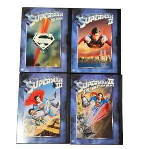 The Complete Superman Collection 2001 4 Disc DVD Set Warner Brothers